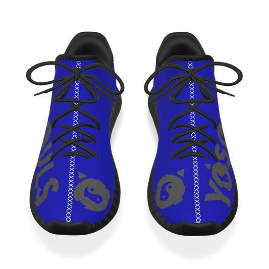 BLUE + GREY Balance YOSOULS 7's All-Over Print Men's Shoes