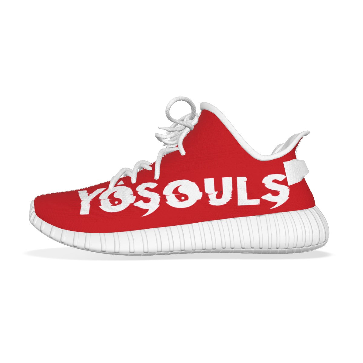 BLACK + WHITE YOSOULS 7's All-Over Print Men's YEEZY INSPIRED Shoes