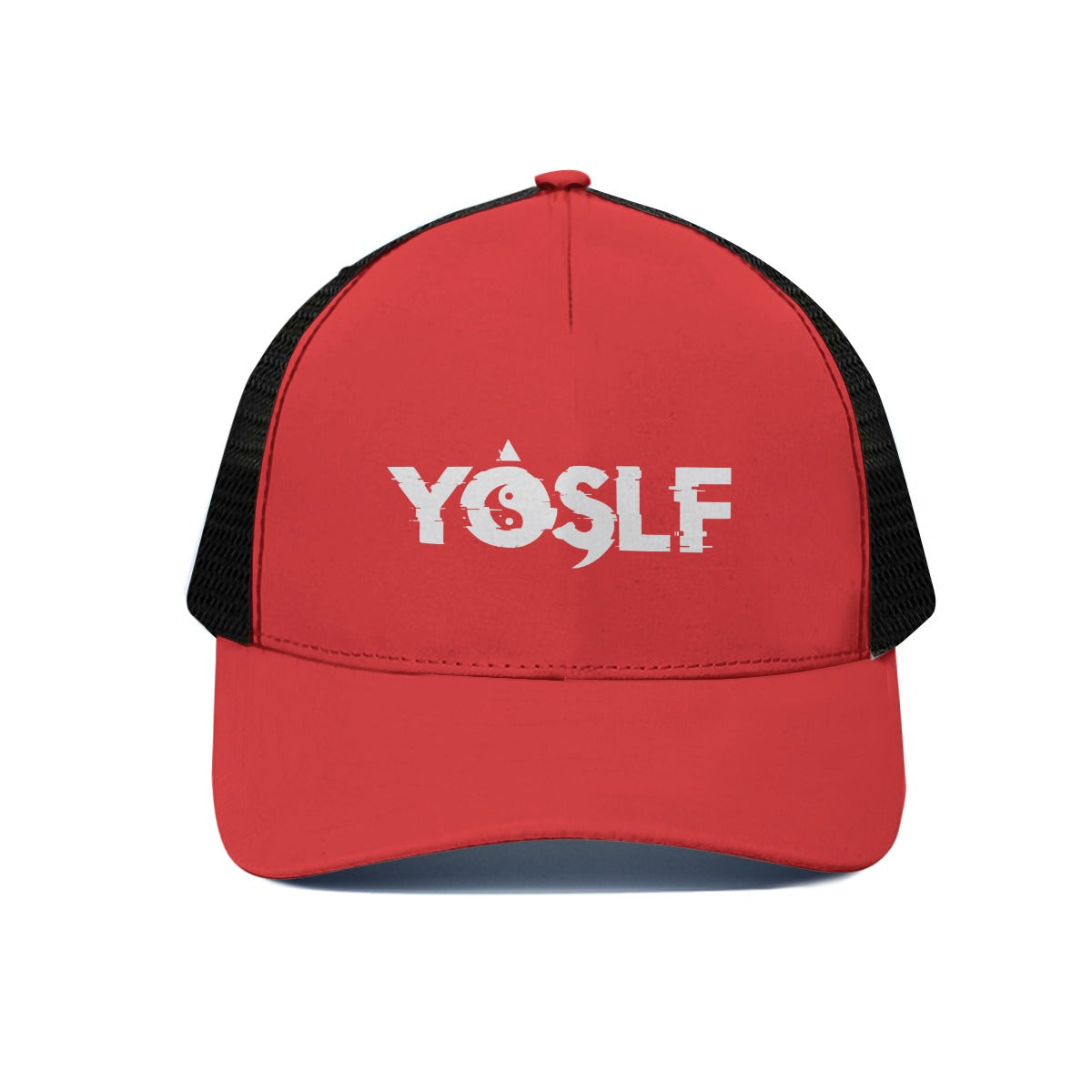 Red+Black Yoslf Trucker Hat