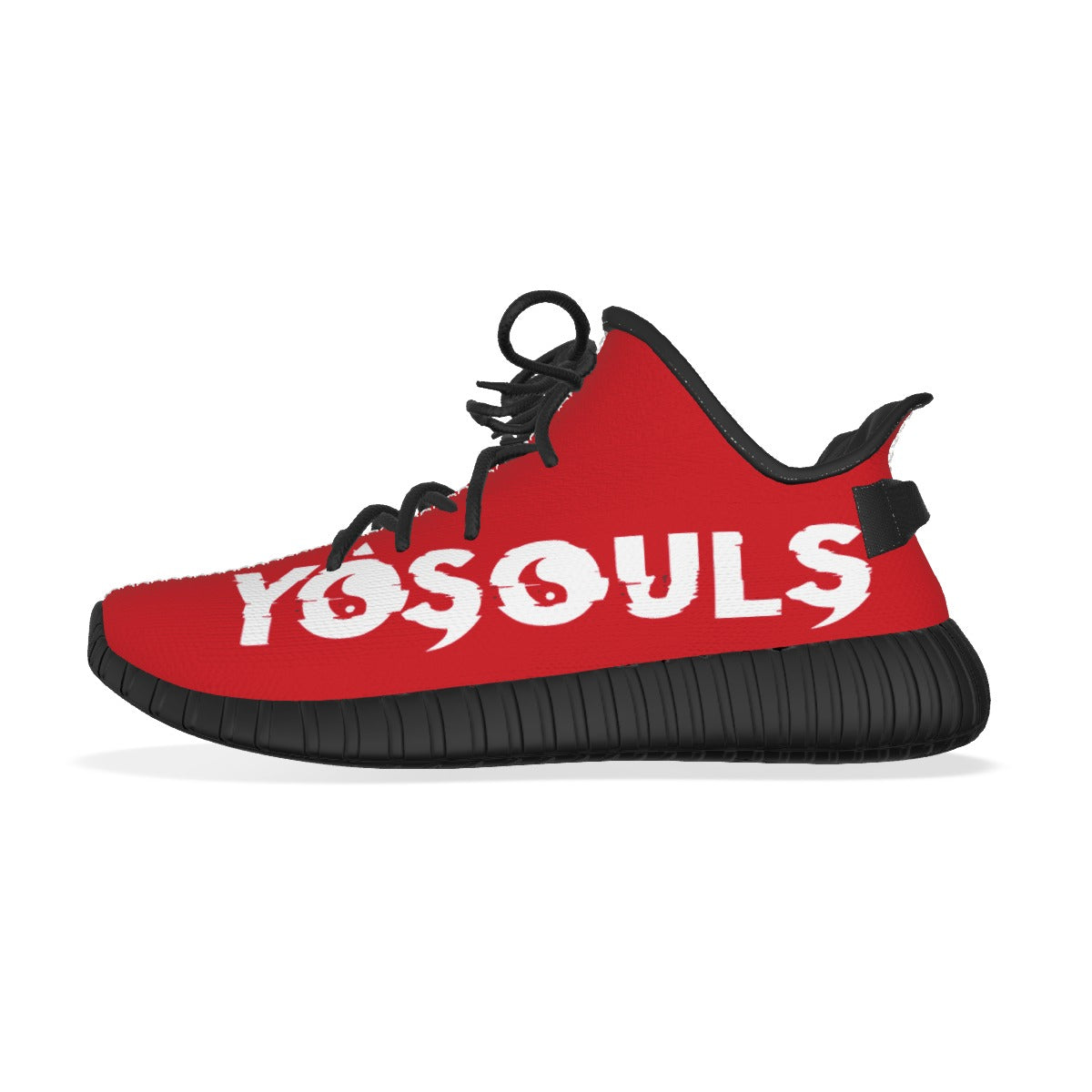 BLACK + WHITE YOSOULS 7's All-Over Print Men's YEEZY INSPIRED Shoes