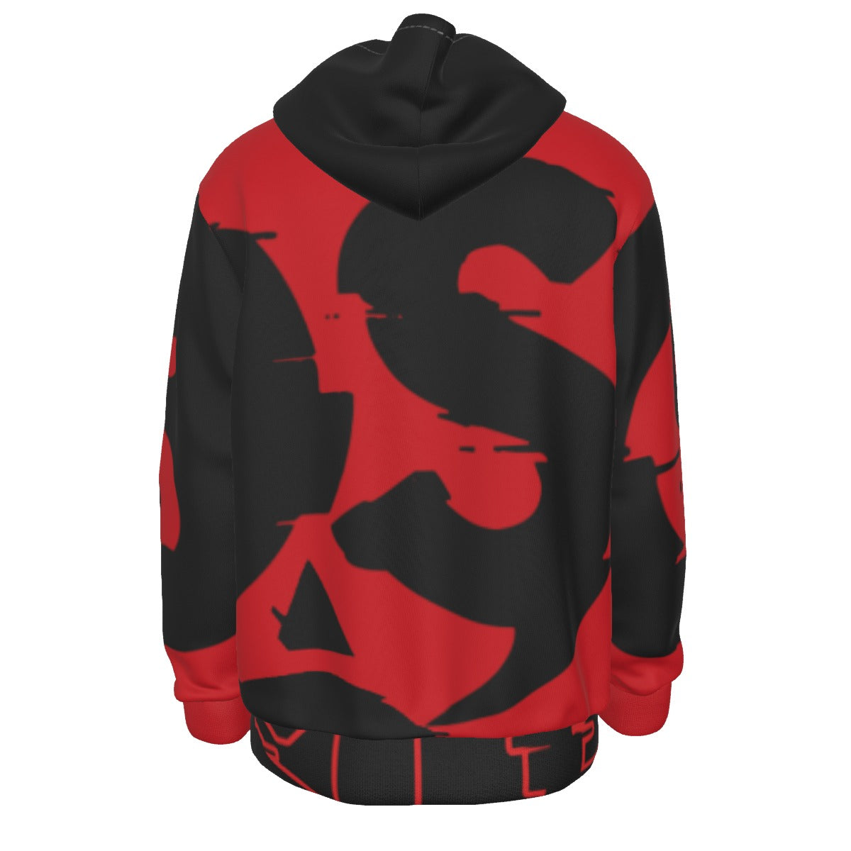 SIGNATURE YOSLF HOODIE RED + BLACK