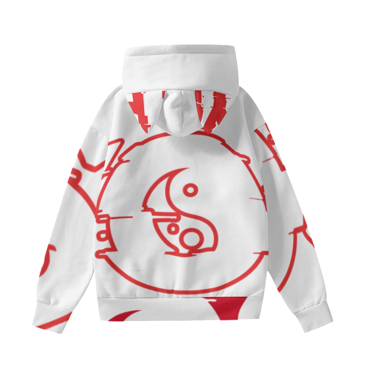 RED LIGHTS YOSLF All-Over Print Women’s Hoodie With Decorative Ears