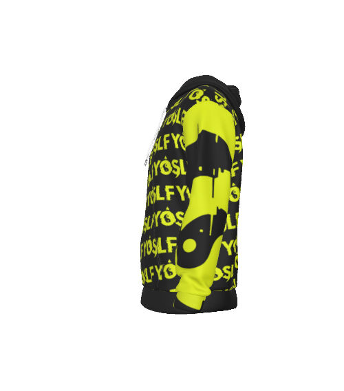 BLACK & YELLOW YOSLF HOODIE