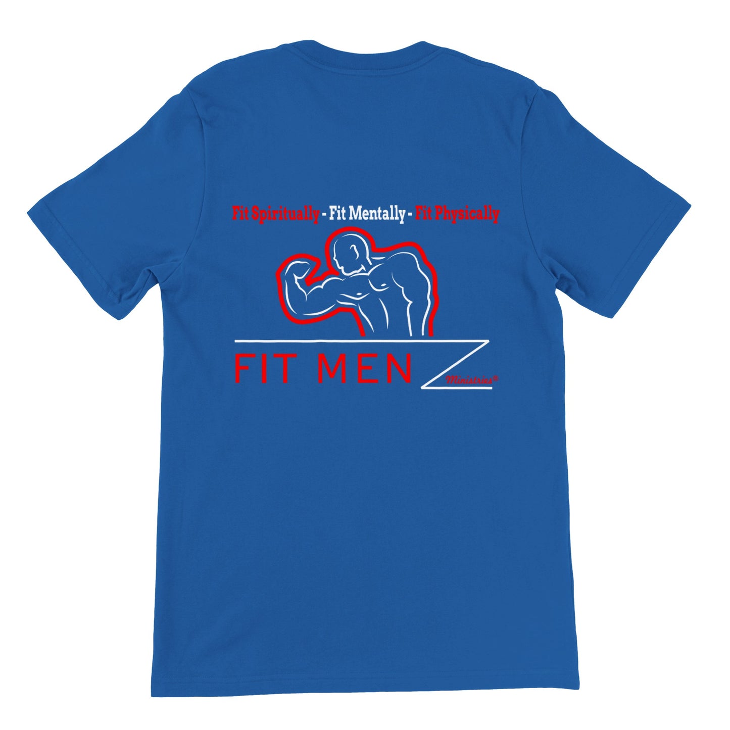 Fitmenz Blue - Premium Crewneck T-shirt