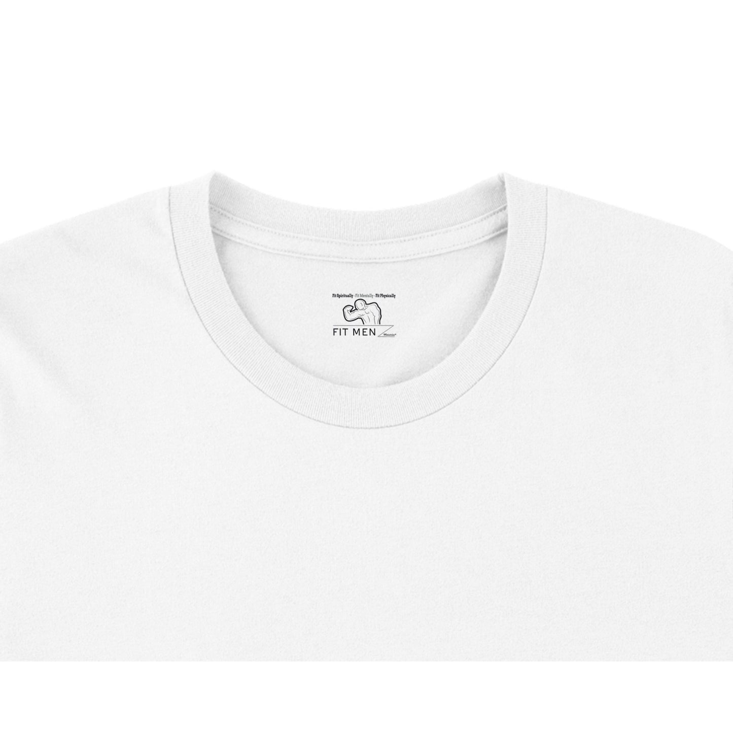 Fitmenz White - Premium Crewneck T-shirt