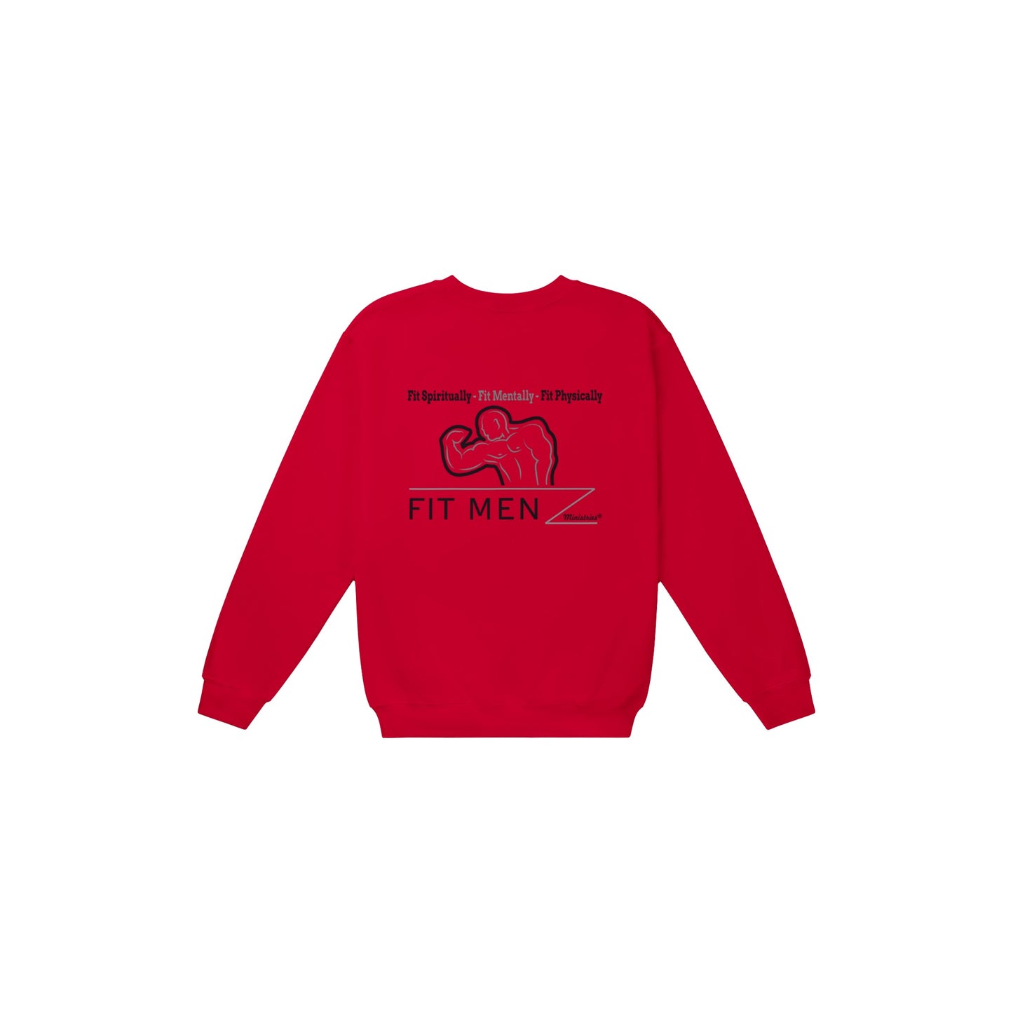 FitMenz Red - Classic Crewneck Sweatshirt