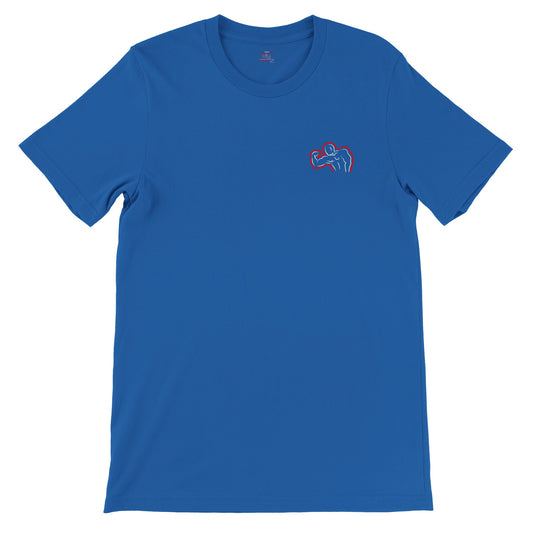 Fitmenz Blue - Premium Crewneck T-shirt