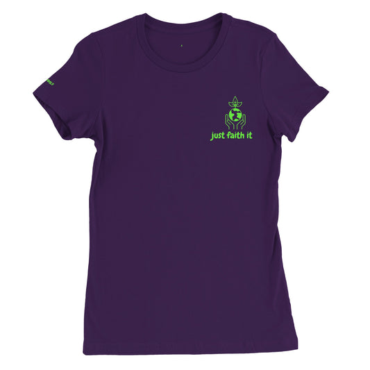 Just Faith It YOSLF- Premium Womens Crewneck T-shirt